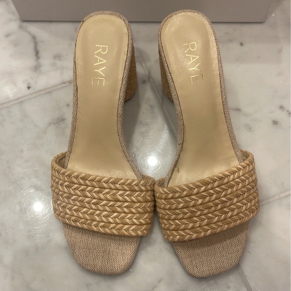 Raye Rattan/Jute Heels - Picture 3 of 5